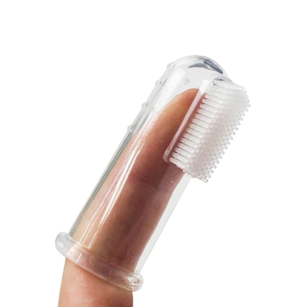 Pet Silicone Finger Cots Toothbrush Cats Dogs Brushing Finger Cots Pet Teeth Oral Cleaning Products In Addition Perros