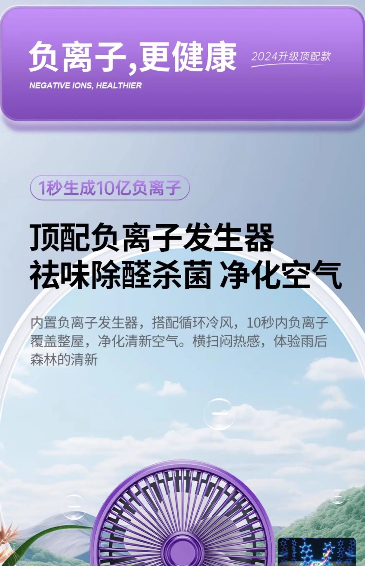 Remote Control Wall Hanging Electric Fan, Kitchen Toilet Special Refrigeration Mini Air Conditioner, Silent Charging Wall Fans