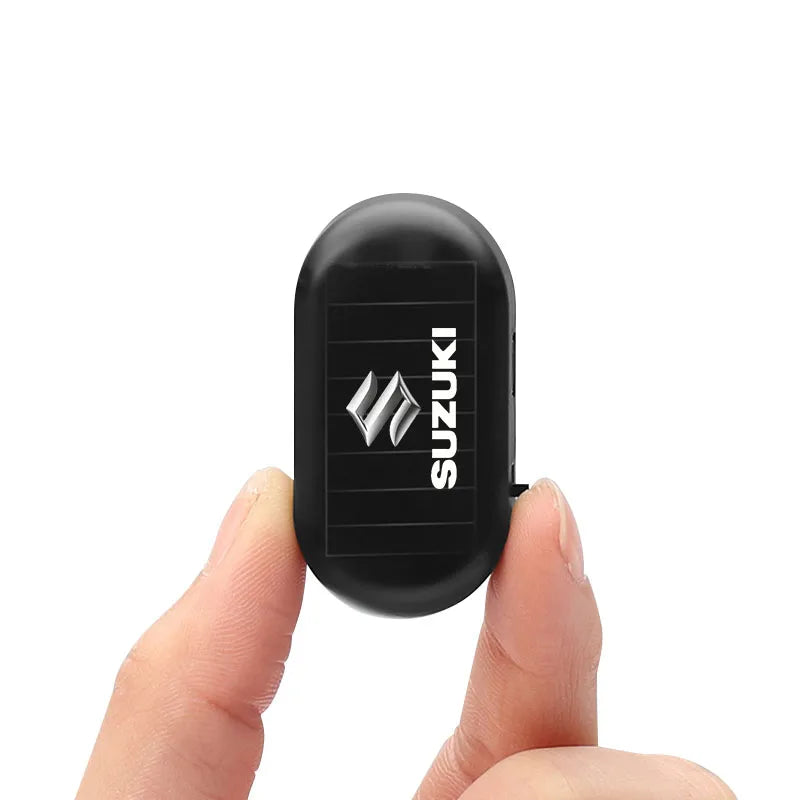 1Pcs Car Solar Powered Wireless Anti-Theft Caution Lamp LED Flashing Light Styling For Suzuki Jimny Grand Vitara Sx4 Swift Alto