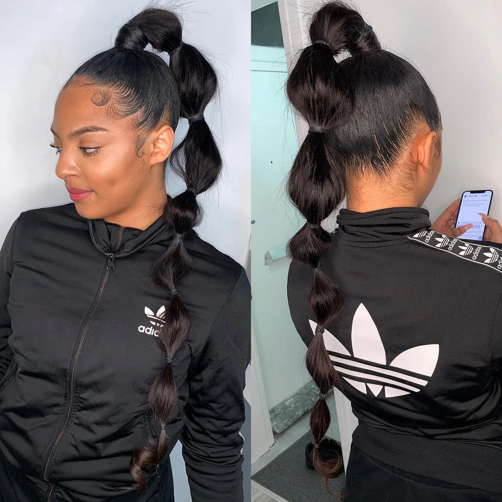 360 HD Transparent Lace Frontal Wigs Pre Plucked Brazilian Bone Straight 13x4 13x6 Lace Front Human Hair Wigs For Black Women