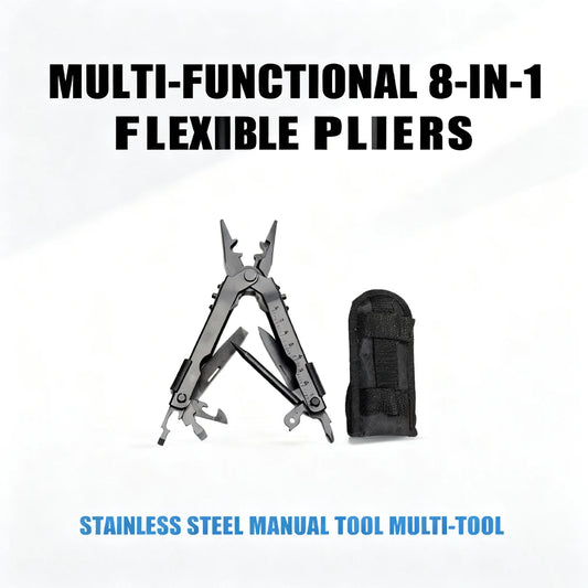 MultiTool 8 IN 1 Multifunctional Flexible Pliers Herramientas Ferramentas Comping Tool Stainless Steel Hand Tools Multitool