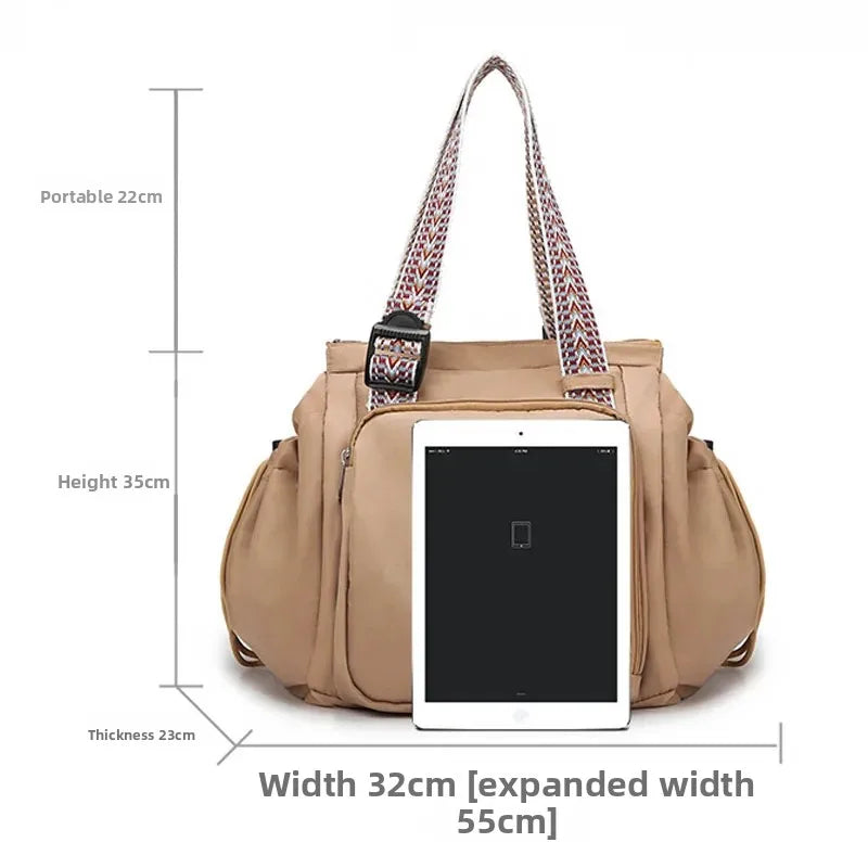 3-in-1 Mommy Bag Baby Diaper Bags Multifunctional Women's Tote Backpack Travel Duffel Airport Bags Foldable Gym Bag