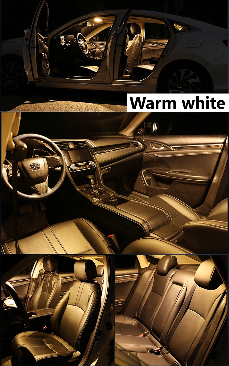 ZITWO 11Pcs Canbus LED Bulb Interior Dome Reading Map Trunk Light Kit For Skoda Scala 2019 2020 2021 2022 Car Accessories Canbus