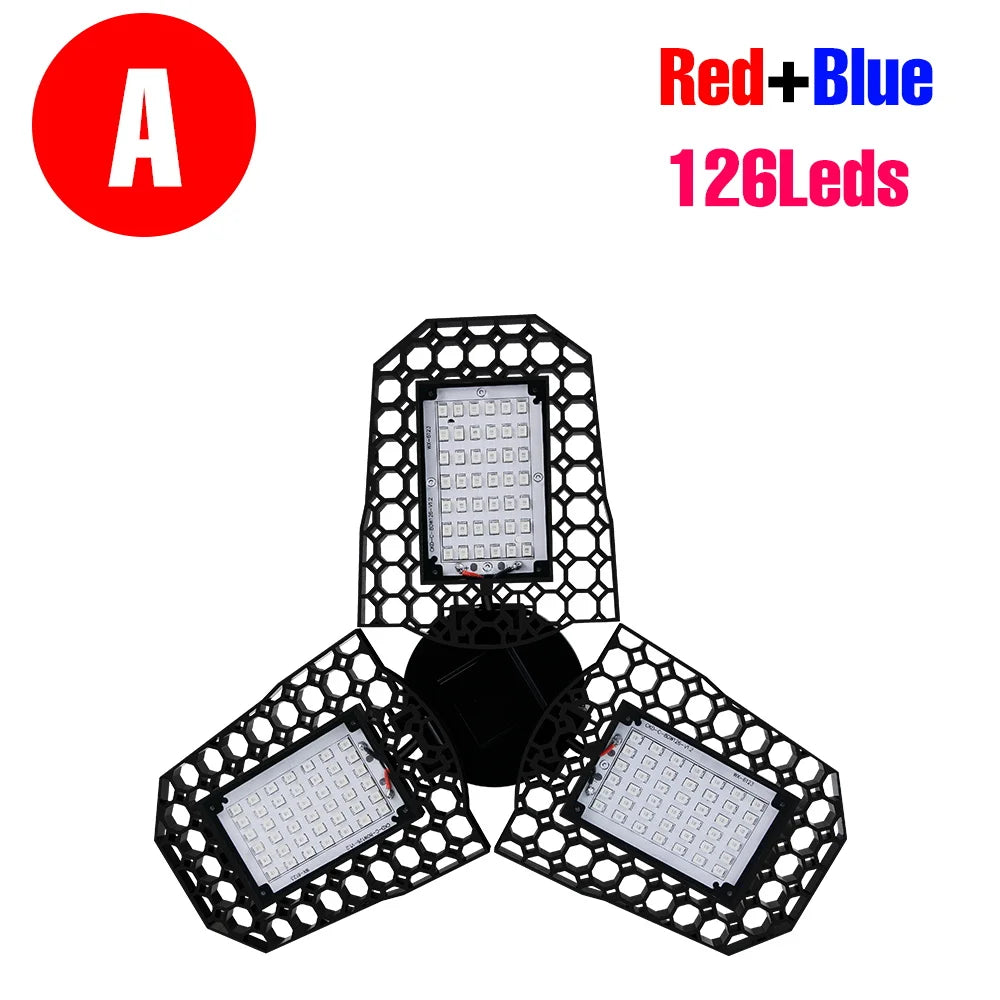 250W E27/E26 LED Growing Lamp Full Spectrum Foldable Plant Fill Lighting Vegetable Fruit Hydroponics Cultivation 100W/150W/200W
