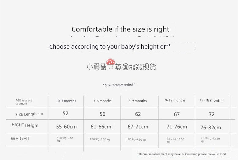 In Stock British next New Arrival Baby Fall and Winter Thick Coral Fleece Knitting Jumpsuit Romper Fleece-lined Jumpsuit Pajamas