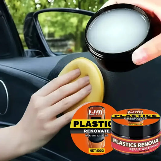 Ultimate car restoration package: plastic renewal, interior gloss, tire protection and yellowing repair, durable and anti-aging