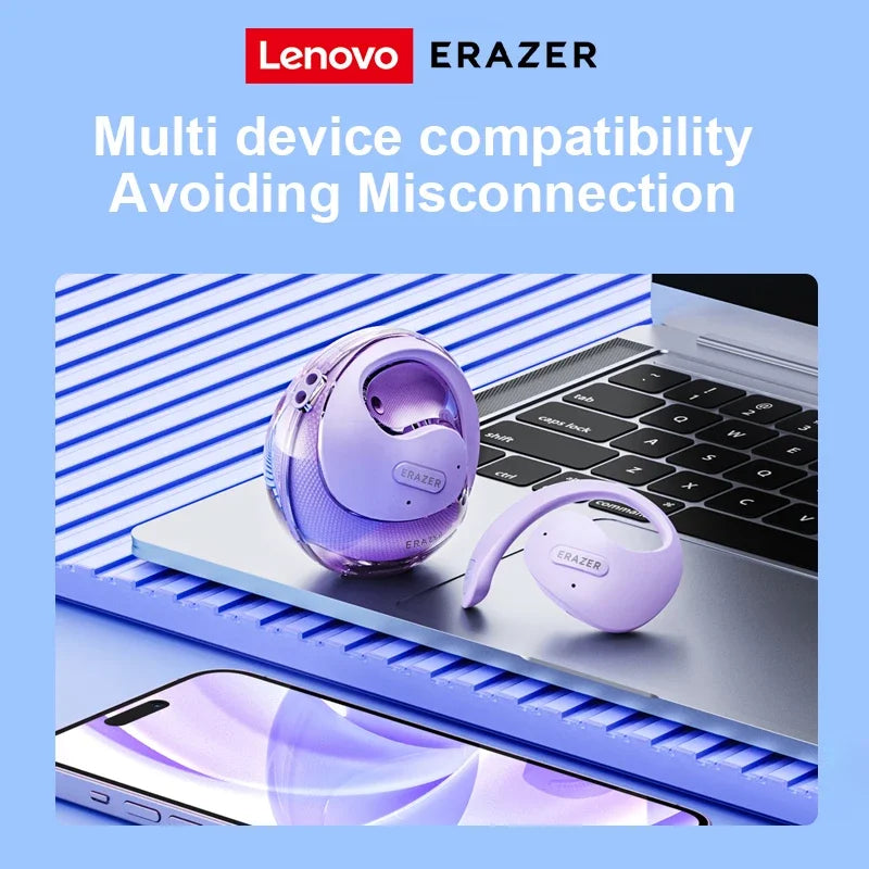 MINISO X15 pro Bluetooth 5.4 Earphones Erazer X15 Sports Wireless Headphones Noise Reduction HD Call Lenovo Earbuds with Mic