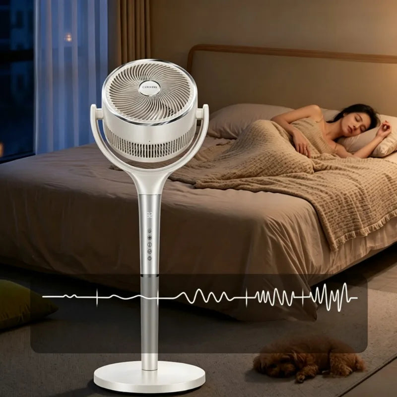 Portable Floor Fan with Remote 2026New Quiet Air Circulation Fan Strong Wind Energy Efficient for Home Bedroom Office   fans