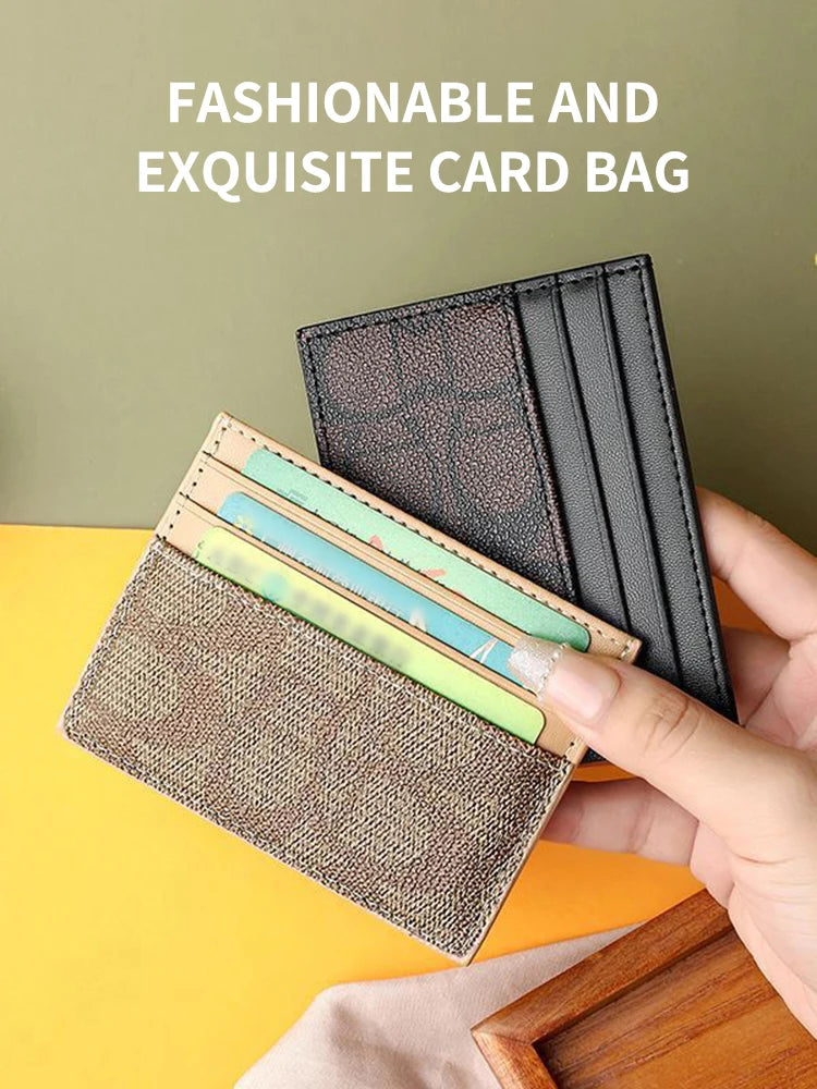 Luxury Design Wallets for Women Multi-Function Card Holder PU Leather Female Small Card Bag Short Women's Purse