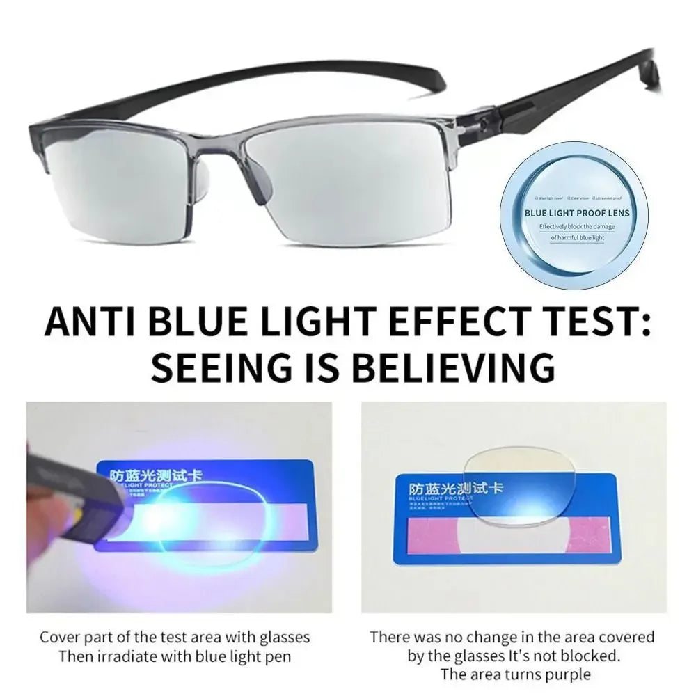Ultralight Smart Automatic Zoom Reading Glasses Anti Blue Ray Eyeglasses Autofocus Presbyopia  Eyewear