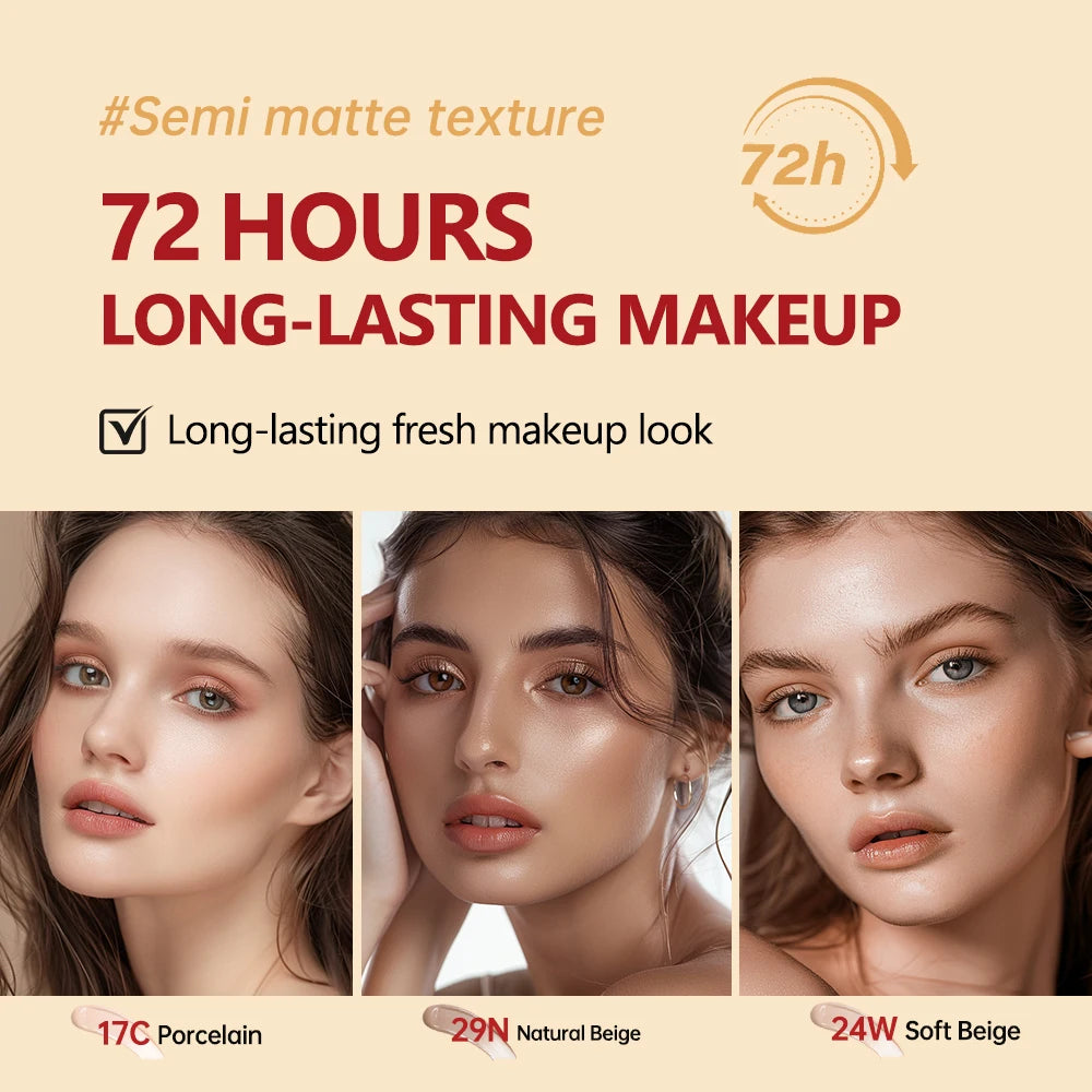 TIRTIR Sunscreen Air Cushion Poreless Bb Cc Cream High Coverage Oil-Control Soft Face Makeup Foundation Base Cosmetics