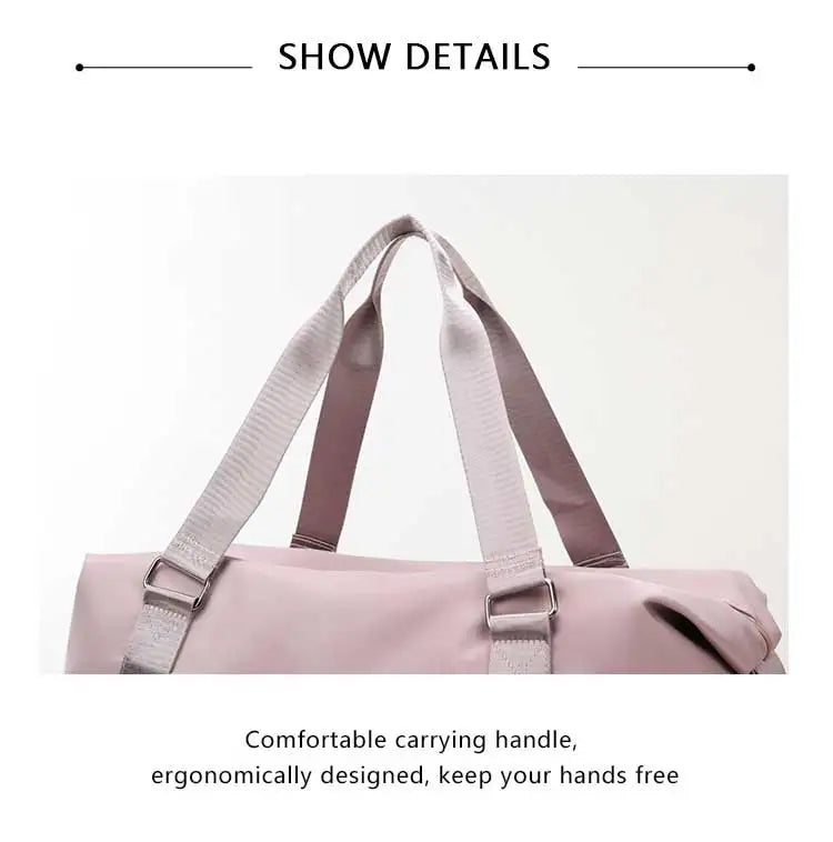 Large Travel Bag Women Tote Bag Handbag Waterproof Shoulder Bag Weekend Sports Gym Bag Female Personalized Custom Logo Pattern
