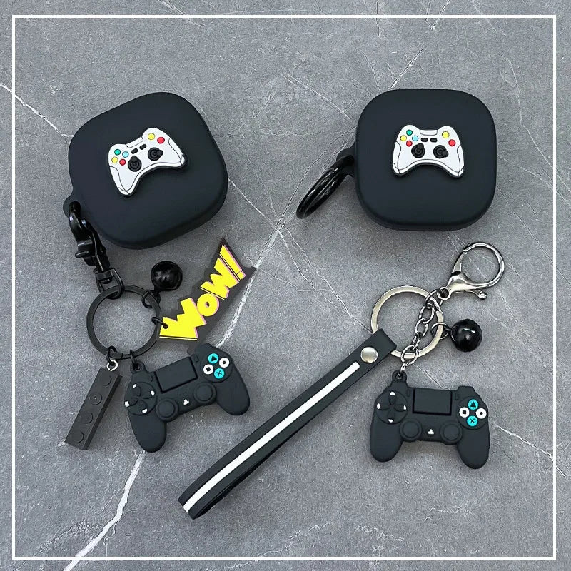 Cartoon Game Silicone Earbuds Protective Case For QCY T13 Earphone Shockproof Skin Shell Charging Box Cover For QCY T13 ANC