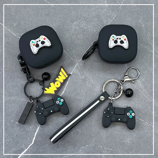 Cartoon Game Silicone Earbuds Protective Case For QCY T13 Earphone Shockproof Skin Shell Charging Box Cover For QCY T13 ANC