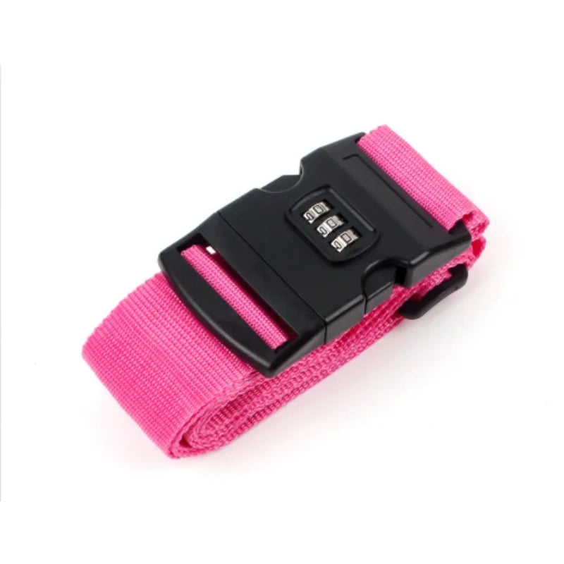 Adjustable Luggage One Word Packing Luggage Belt Portable Flexible Safe Travel Essential Luggage with Luggage Accessories