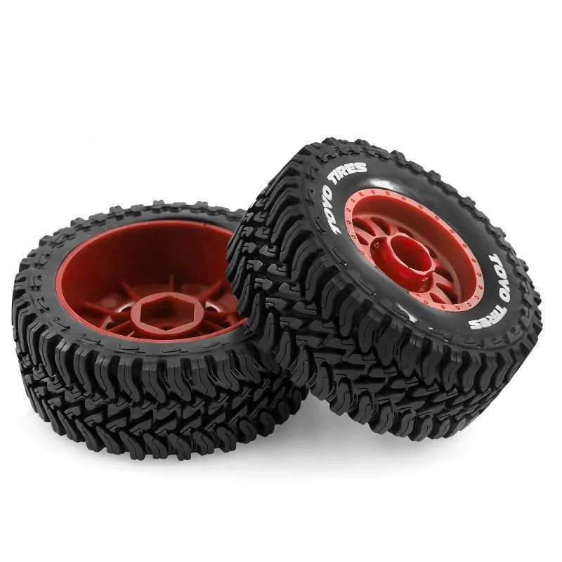 FOR 1/14 1/16 Racing Truck Tires Rubber Tyres 12mm Hex for RC Car ARRMA MOJAVE HPI HSP Tamiya MJX 14211 HBX 3100a Q130c SCYWltoy