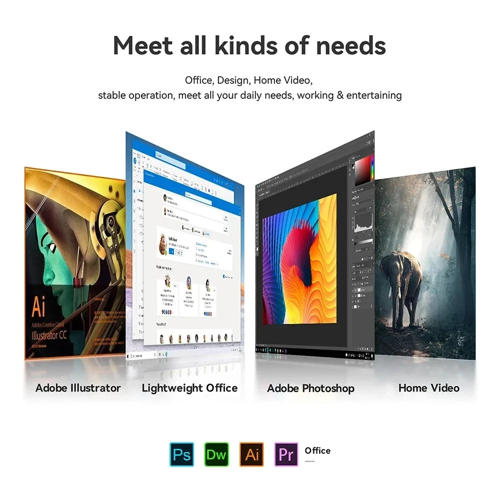 Portable Mini PC Core I9-10980HK Gaming Mini PC Windows 11 Pro 16GB/32GB DDR4 1TB 2TB M.2 SSD WiFi 6 BT5.2 Desktop Computer