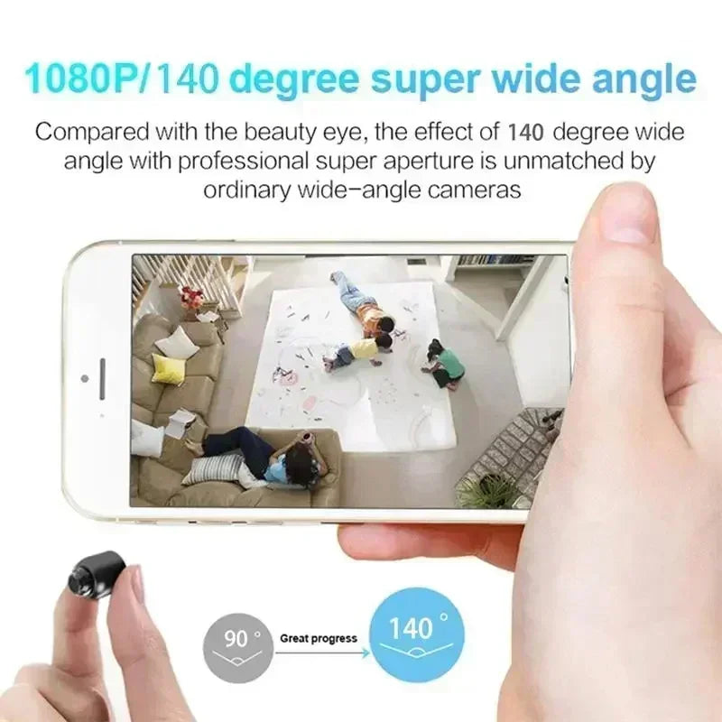 X5 1080P Mini Wireless Surveillance Camera Night Vision Lightweight Clear Portable Motion Detection Premium Quality NEW 2026