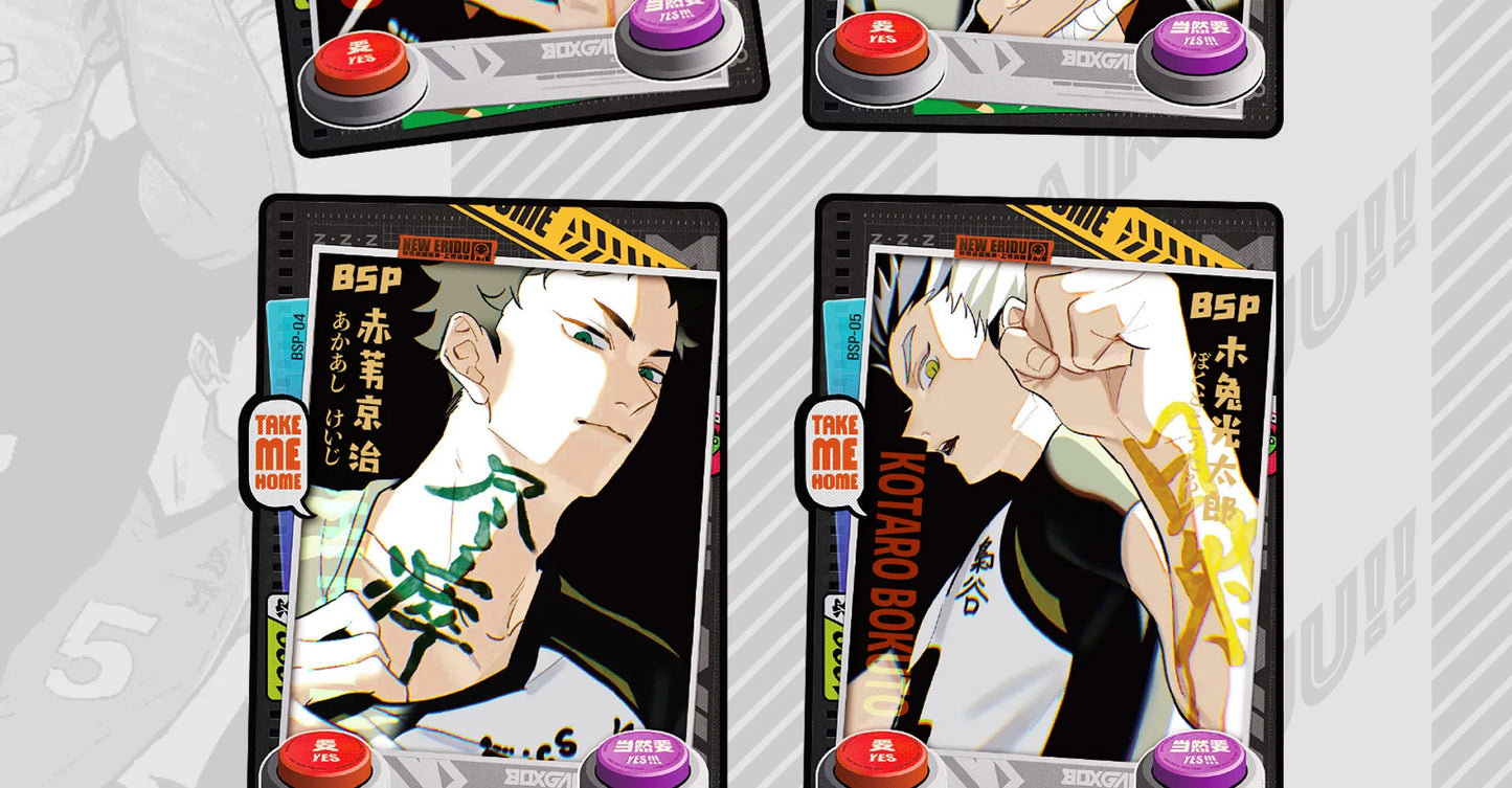 Haikyuu CardsThe Junkyard Showdown Is Coming Hotly with A Passionate Opening Classic Collectible Card Toys and Gifts
