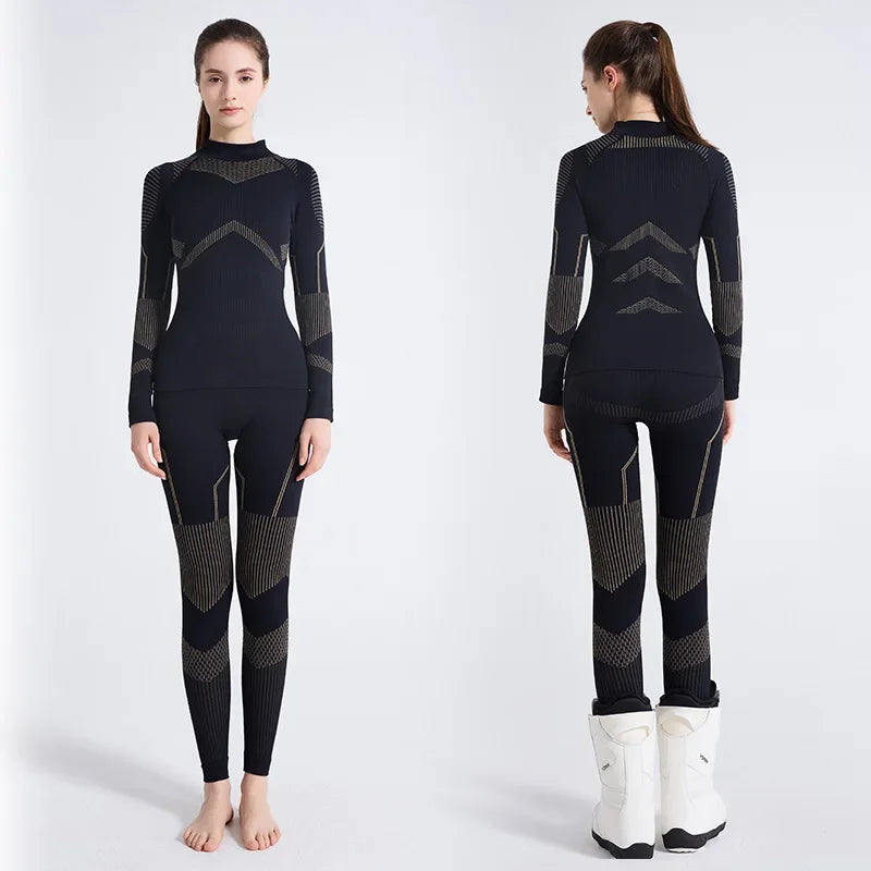 Ski Quick-drying Clothes Intimatesheattech Compression Sweat-wicking Breathable Women's Outdoor Hiking Sportswear Functional