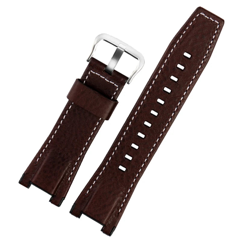 for Casio GST-S130/S110/S120/W130l/B100/W300 Strap Belt Genuine Leather Nylon Men's Watch Band Replacement bracelet Accessories