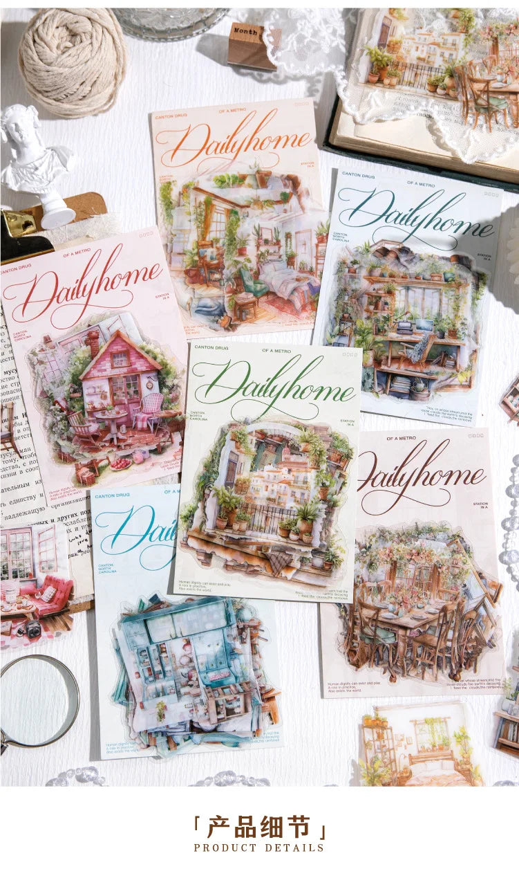 20pcs/lot Kawaii Stationery Stickers everyday household chores sticker pack DIY Craft Scrapbooking Album Junk Journal