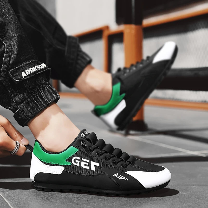 Four Season Shoes Men's Shoes Niche High-quality Men's Walking Shoes Outdoor Comfortable Non Slip Shoe Lightweight Student Shoes