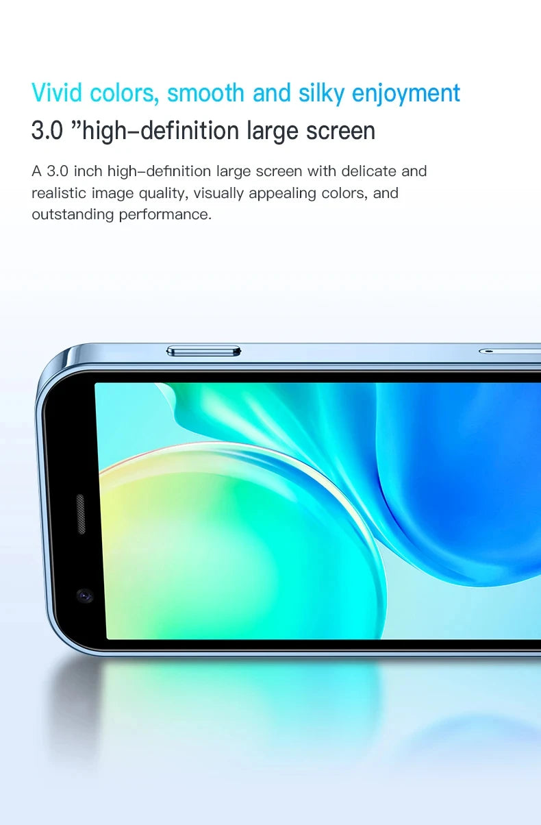 Hot Selling Mini Smartphone 3G WCDMA 3.0"Display Dual SIM Android System WiFi GPS 2GB+16GB Play Store Small Portable Smart Phone