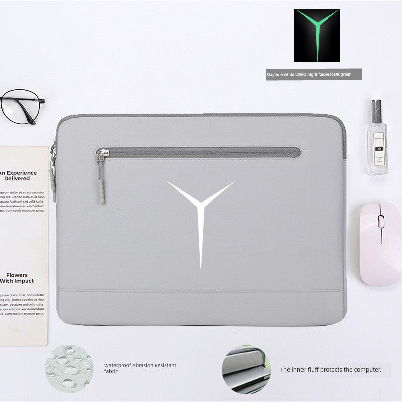 Gaming Notebook Applicable to Lenovo Saver R9000p Laptop Bag Liner Bag 2023 Y9000/7000x/K Waterproof Bubble Wrap Fleece-lined Protective Case 15.6-Inch Drop-Resistant