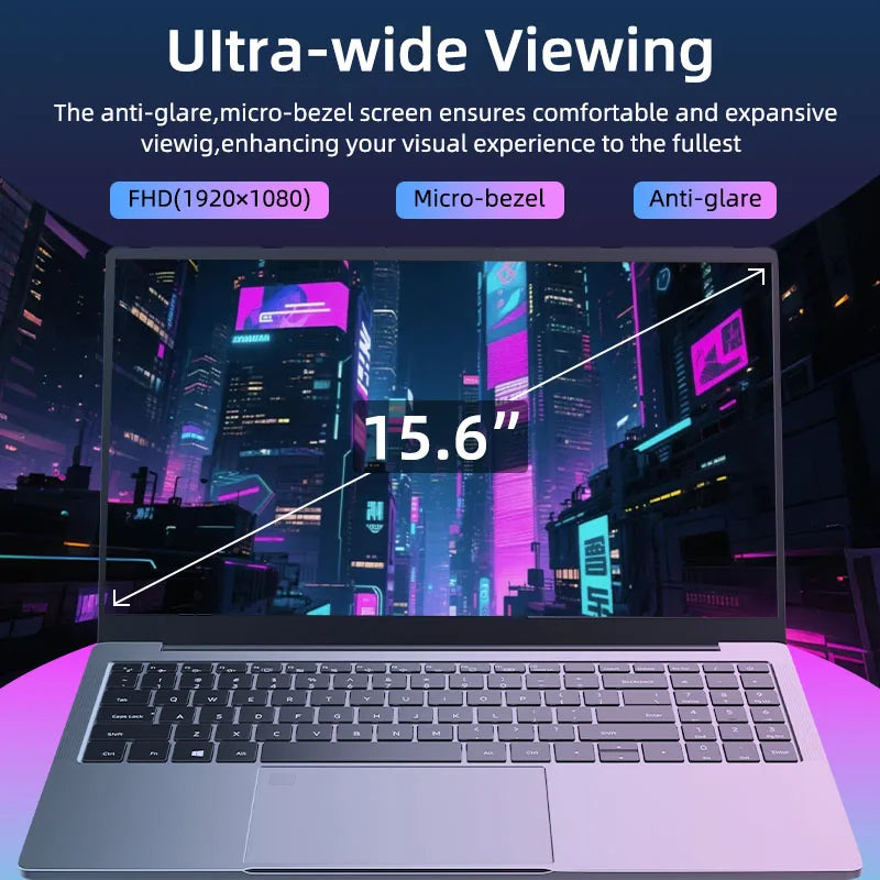 Adreamer 15.6 Inch Laptop Intel Core i5 1135G7 Portable Notebook 8/16/32GB RAM 256/512/1024 SSD Office PC - German Keyboard