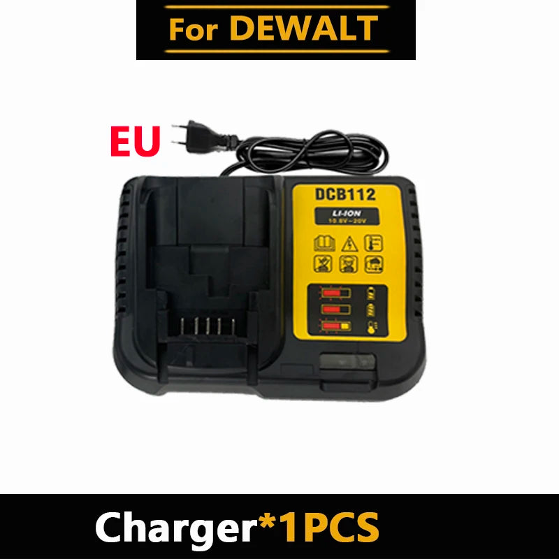 Original for DeWalt 6Ah/8Ah/12Ah 20V battery replaceable DCB184 DCB200 DCF892 DCF845 DCF850 DCF911 DCD800 DCD805 Tools Battery