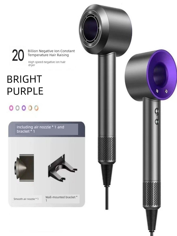 Hair Dryer For Home Negative Ion Top with High-Speed Hair Dryer Student High-Power Negative Ion Leaf-Free Hair Blowing Hair Dryer