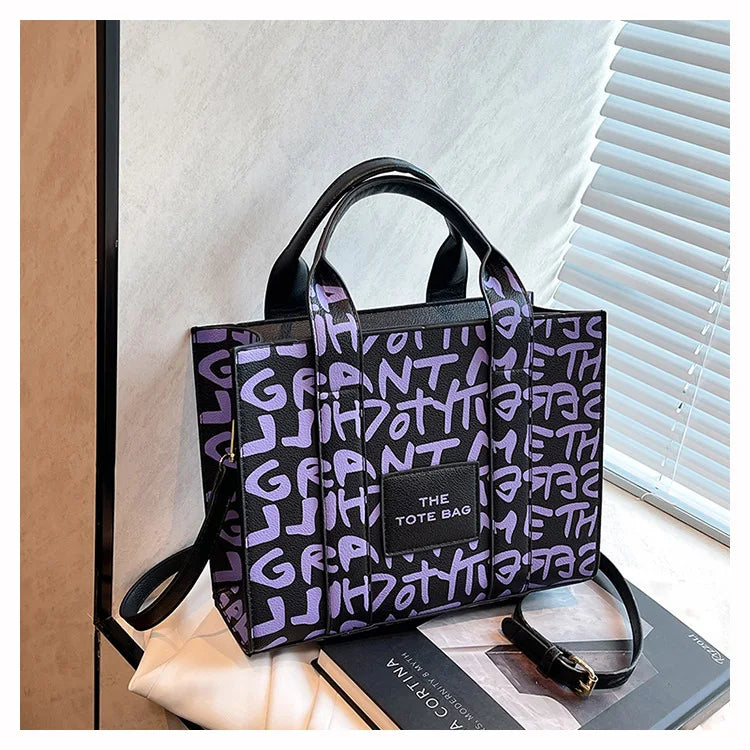 PU Leather Casual Crossbody Bags for Women Ladies Luxury Designer Tote Handbag Female Large Capacity Travel Shoulder Bag Sac