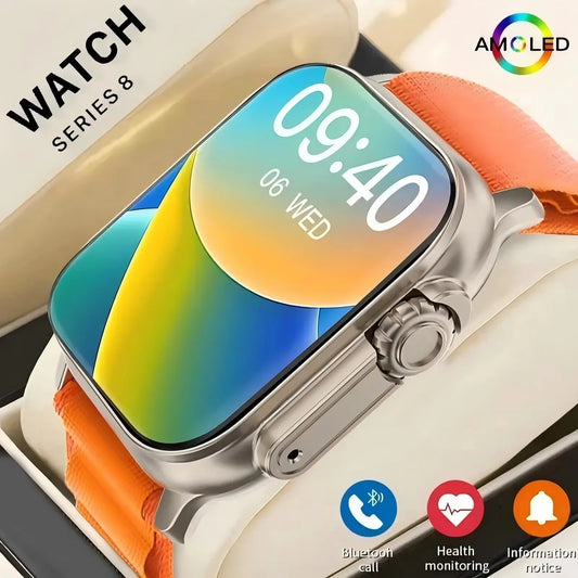 Original T900 Ultra 2 Smart Watch 49mm Men Women Bluetooth Call BT Music Game Wireless Charging NFC Smartwatch For Android IOS