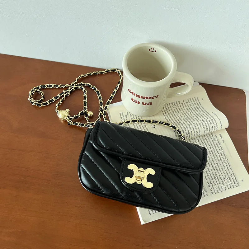 Fashion Women's Bag 2024 New Luxury Designer Bags Adjustable Shoulder Strap Women Shoulder Chain Bag