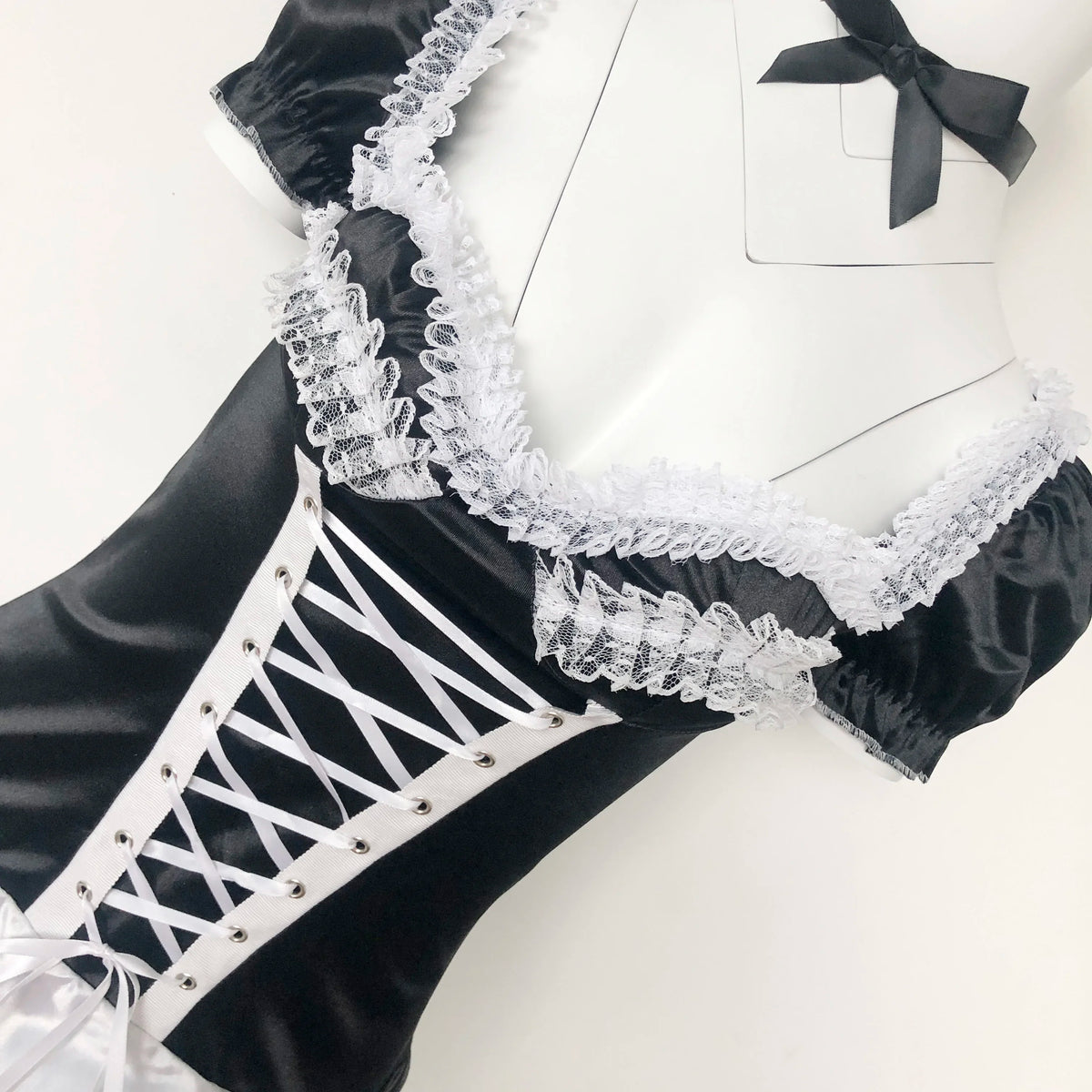 Halloween Costumes for Women's Sexy Cosplay Lingerie Exotic French Anime Maid Costume Dress S-6XL