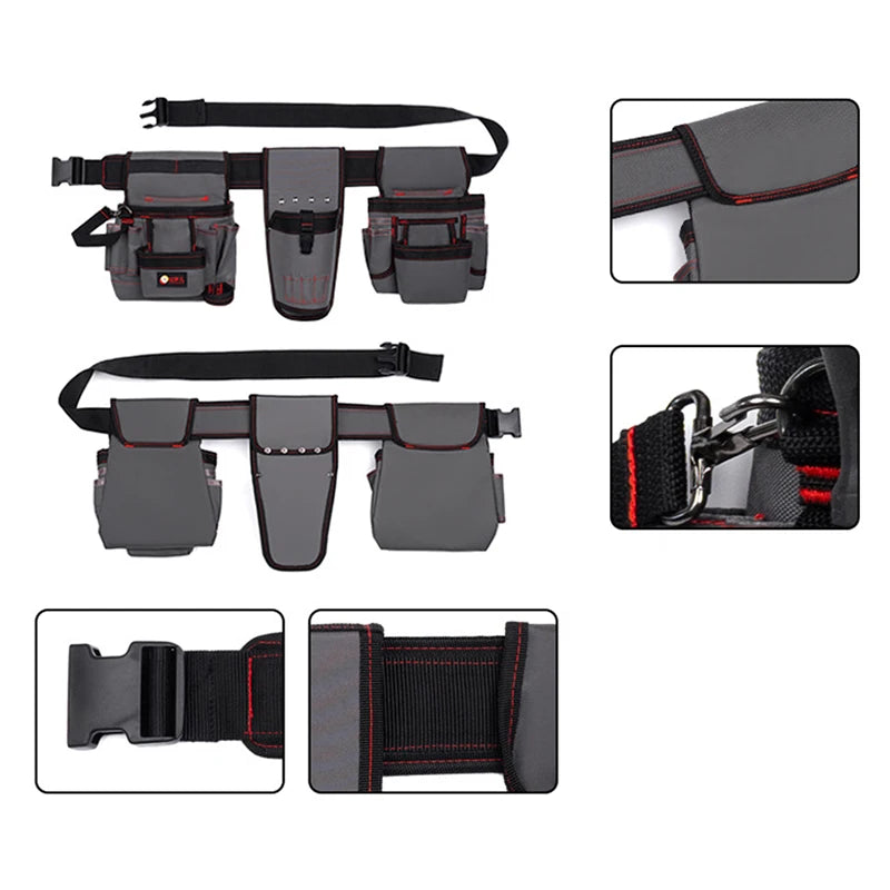 Professional Tool Bag Carpentry Electrician Toolkits Portable Complete Kit Tools Bags Thickening Maintenance Worker Toolkit