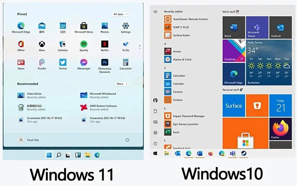 CARBAYTA 15.6"+7" Dual Screen Laptop Intel N95 32GB 16GB DDR4 RGB Backlit Keyboard Computer Notebook Laptops 7" Touch Screen