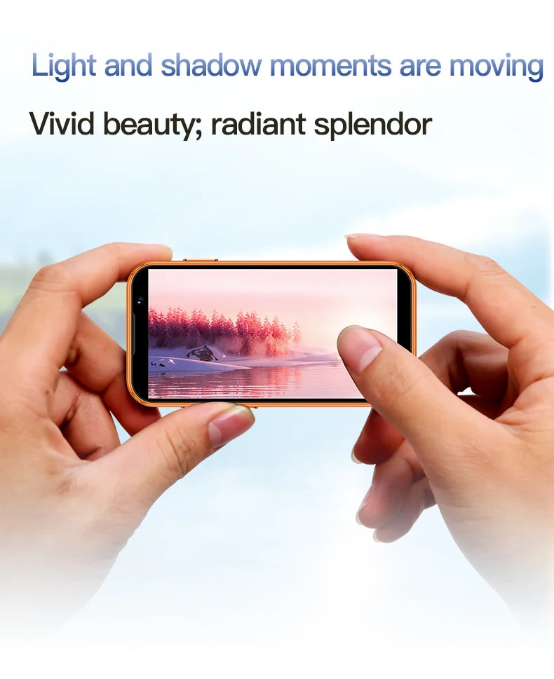 SOYES i17 Mini Smartphone 3.0" Screen 2GB RAM 16GB ROM Dual SIM Standby Dual Camera Android 9.0 Small Mobile Phone