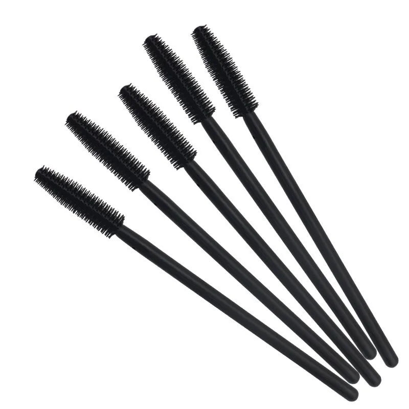 50/100PCS Eyelash Brush Silicone Eyelashes Brushes Mascara Wands Applicators Kits For Lash Extension Eyebrows Makeup Tool