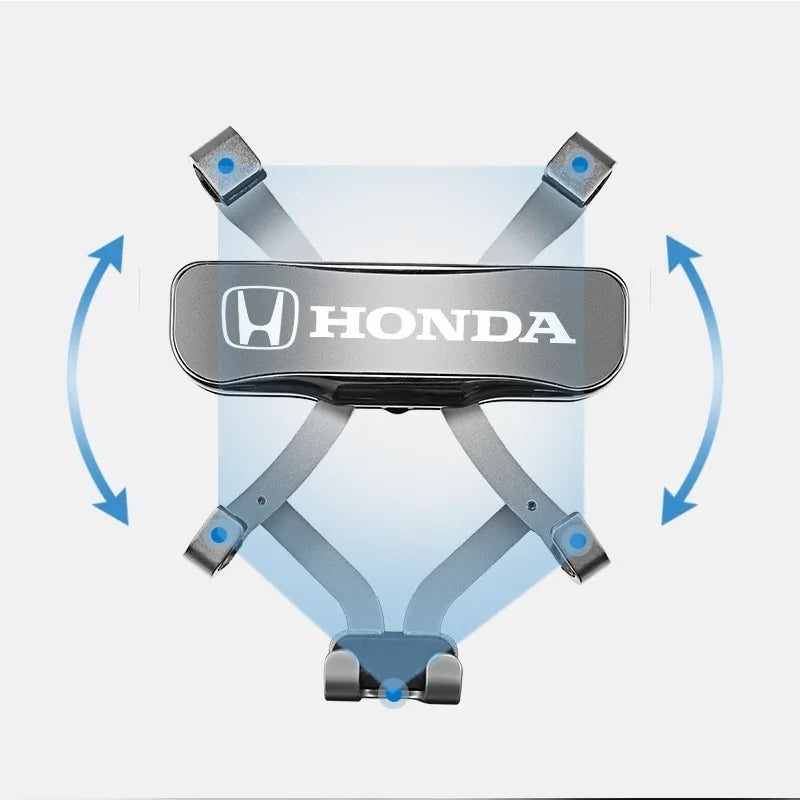 Gravity Phone Holder Car Air Vent Clip Mount Smartphone Stand For Honda Civic Accord Fit Jazz CRV BRV HRV Insight Pil