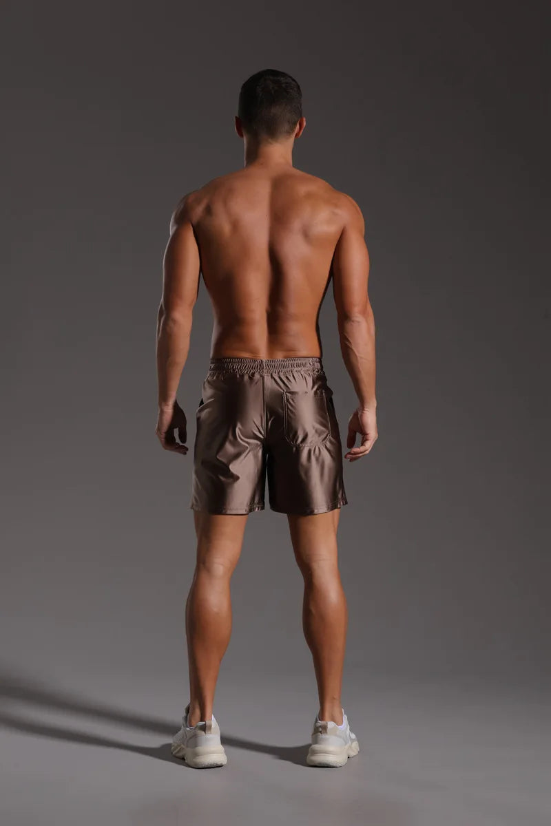 Plus Size 4xl Mens Board Shorts Sexy Leisure Short Pants Khaki Black Elastic Waist Lace-up Pocket New Summer Casual Beach Shorts