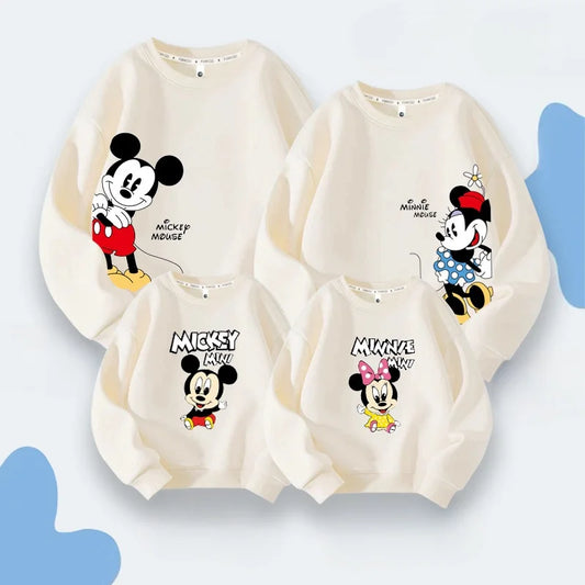 Mother Kids Clothes Matching Family Outfits Parent Child for Autumn and Winte Clothing Sweat-shir