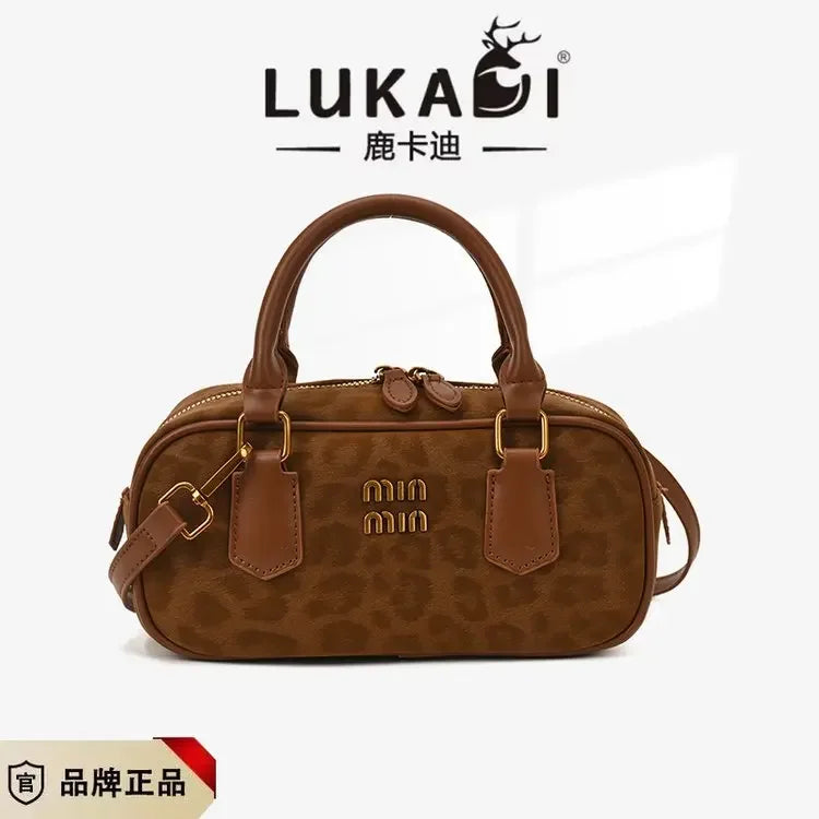 Women's Square Leather Satchel Handbag | Tote Shoulder Crossbody Purse & Diaper Bag