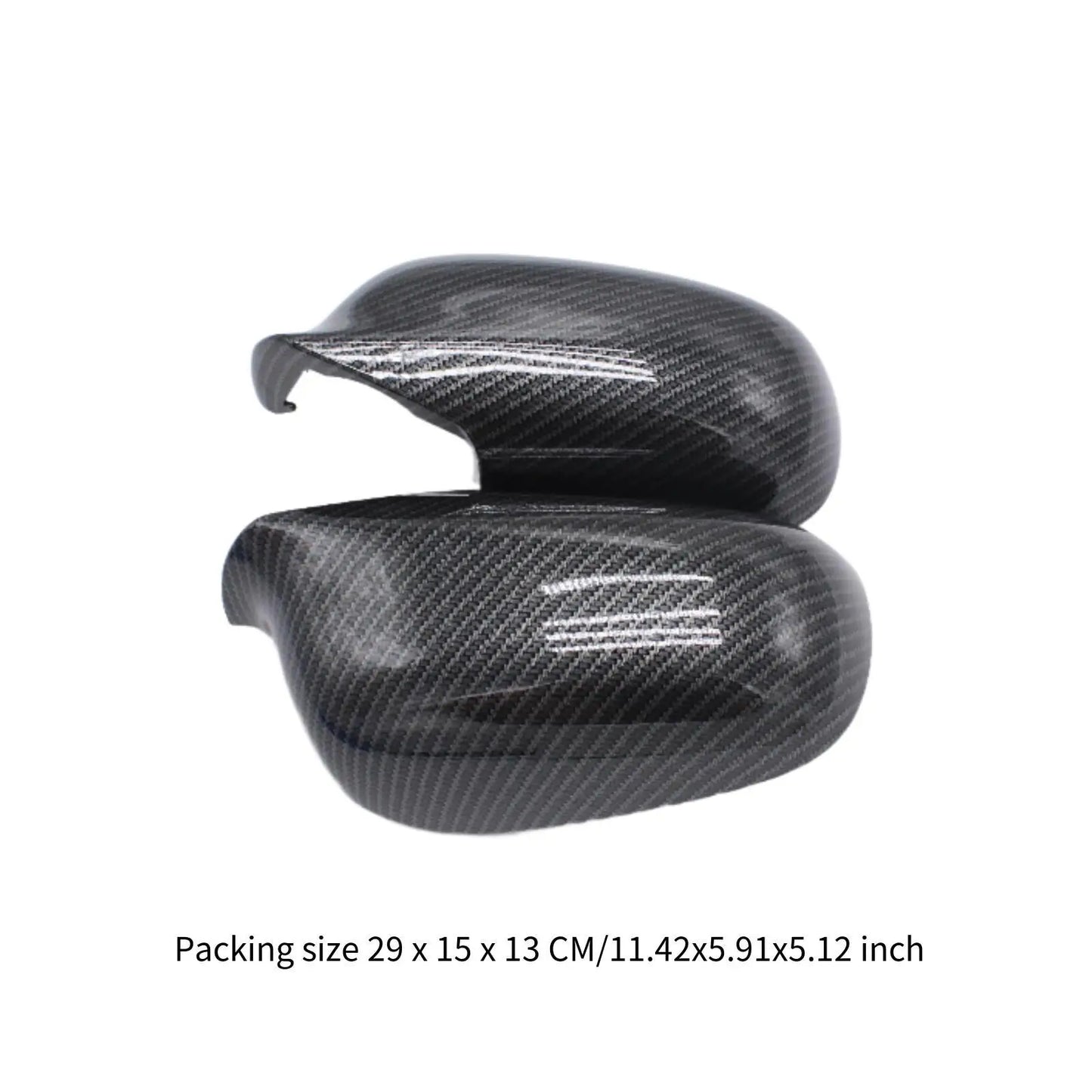 2Pcs Car Side Mirror Cover Caps 12797722 12797723 Automotive Repair Parts Easy to Install Door Mirror Housings for Saab 9-3