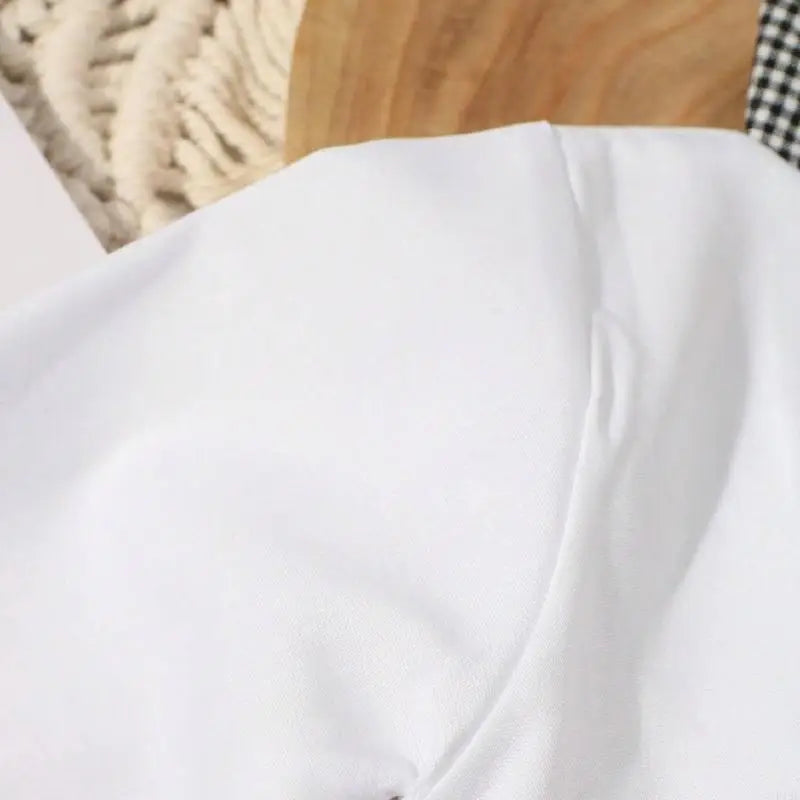 F19F Baby Photo Props Cook Hat Coat Outfit Set Photoshoots Props Infant Cook Costume