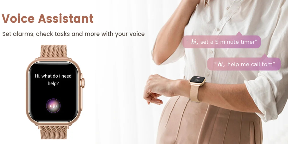 Viiray Fitness Smart Watch for Men and Women, Bluetooth Call, SpO2 Sleep Heart Rate Monitor,Fitness Tracker, IOS and Android