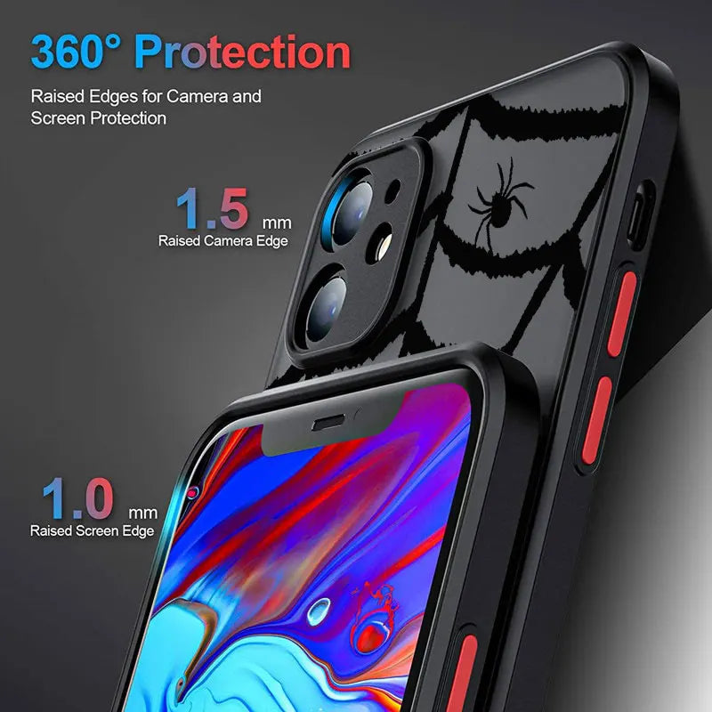 Marvel Spider Man Eye Phone Case For iPhone 17 16 15 Pro Max Case 14 13 12 11 Pro Max 16e 17e Air XS X 7 8 Plus Shockproof Cover