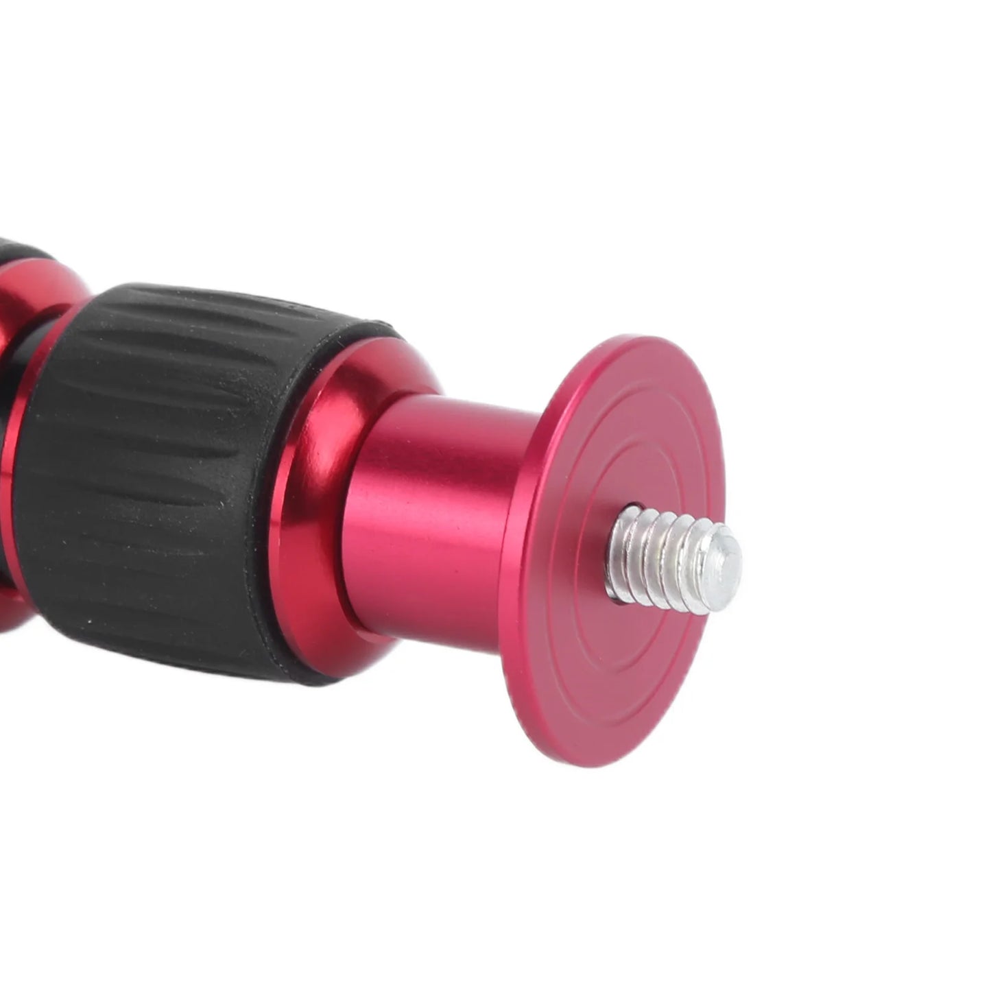 Manbily LR-255 Camera Monopod Aluminum Alloy 1/4in Screw 5 Sections 13.2-42.5in Adjustable Tripod Extension Rod 5kg Load Bearing