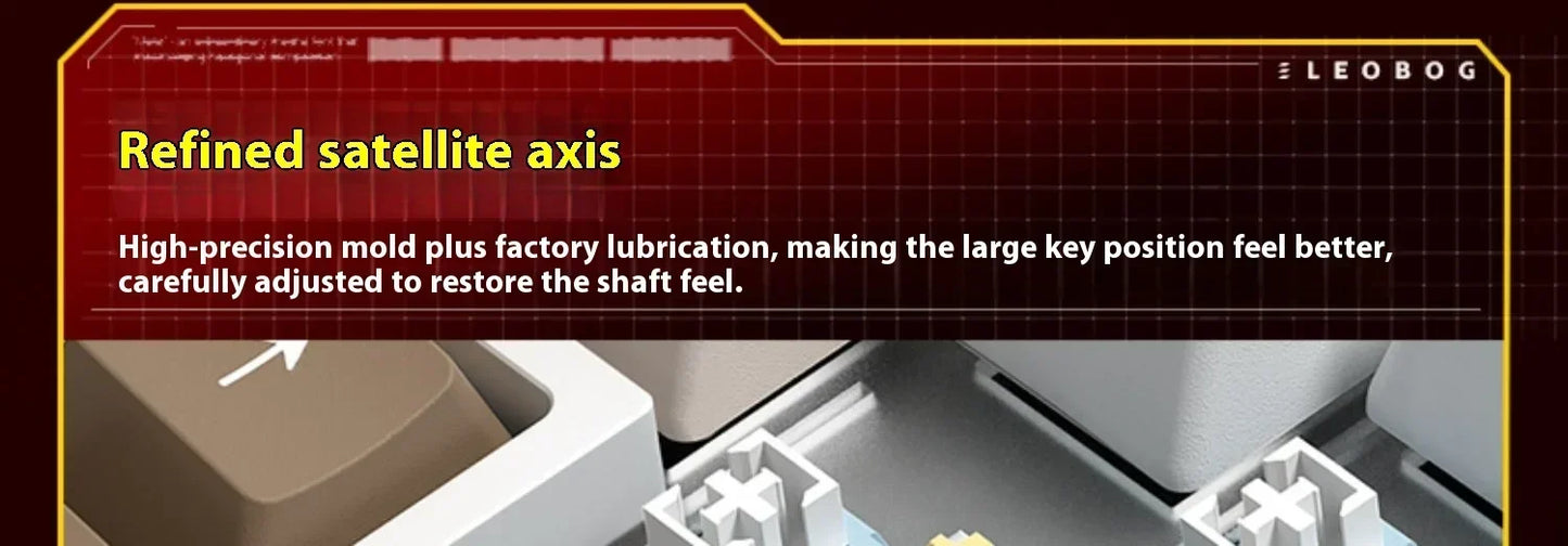 Leobog Hi75C Hi75 Hi75C Pro Aluminum Wireless Custom Mechanical Keyboard Kit Gaming Bluetooth 2.4G Wired Hotswap Gamer Keyboard